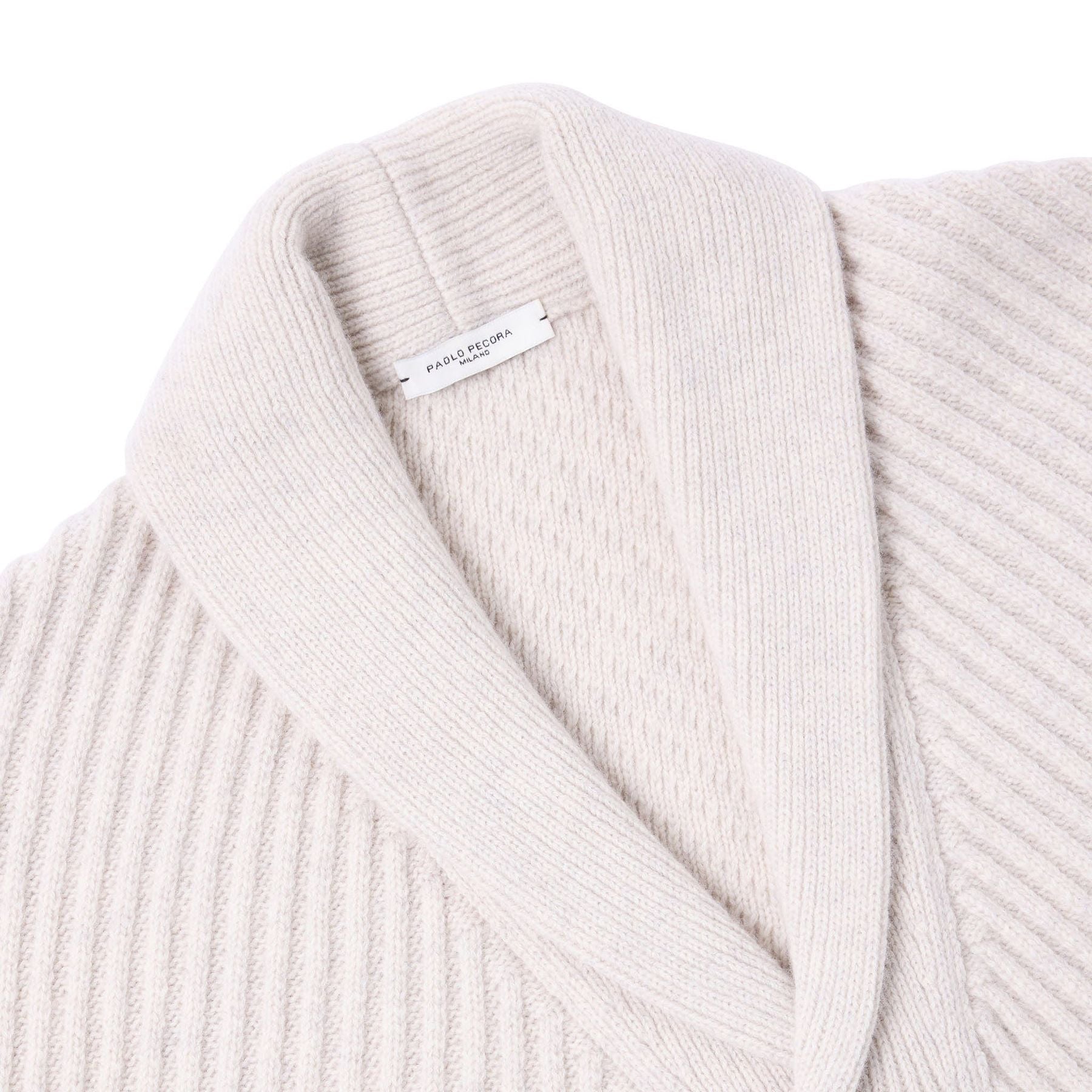 Cardigan Revers Scialle con Cintura